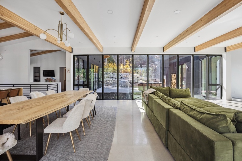 Dining table and Living Room couch